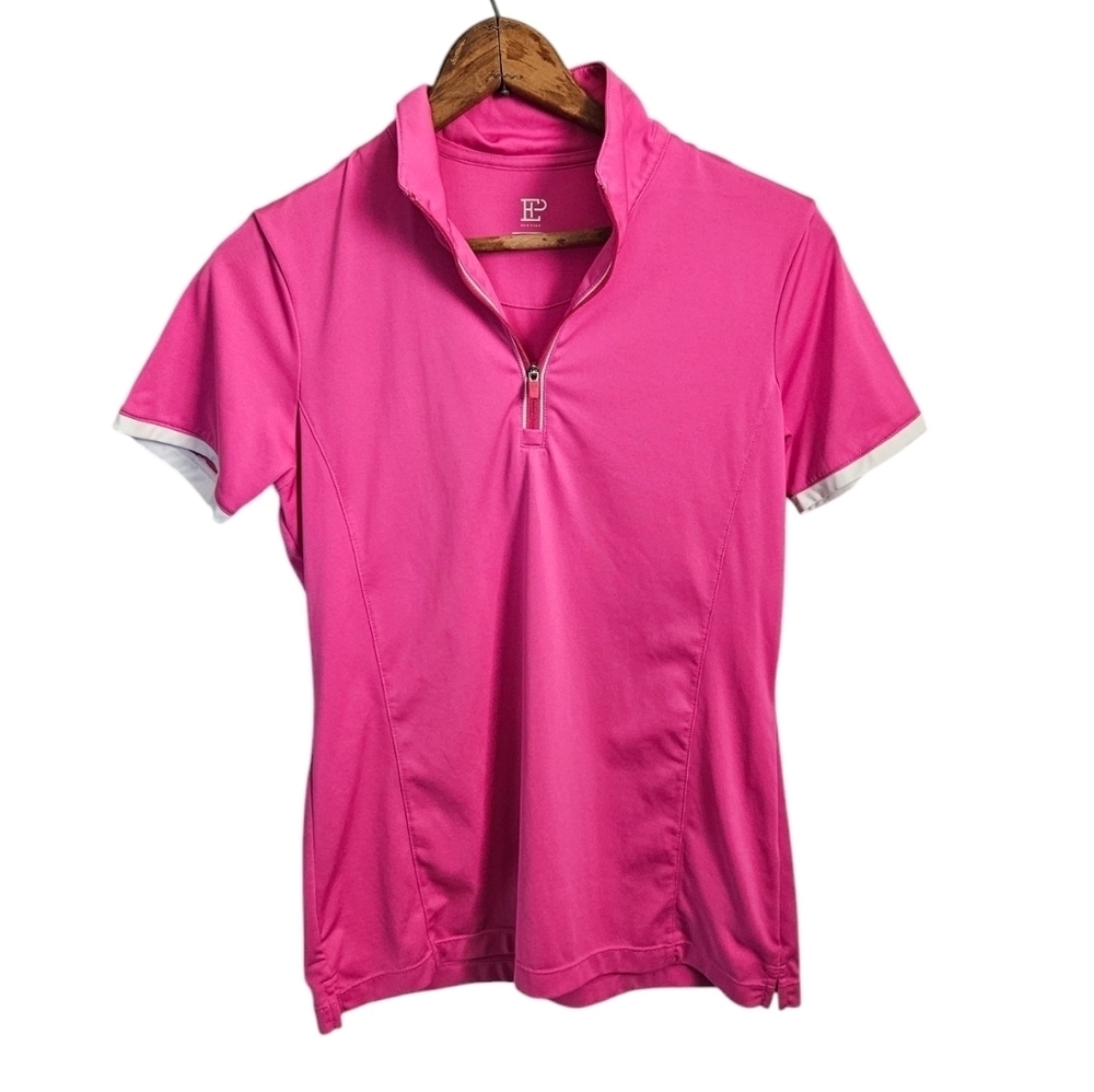 EP New York Short Sleeve Quarter Zip Golf Shirt, small